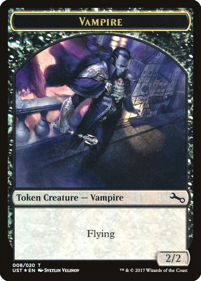 Vampire // Vampire Double-Sided Token [Unstable Tokens] | Gamers Paradise