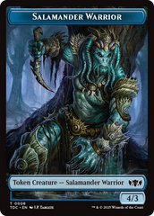 Salamander Warrior // Zombie Druid Double-Sided Token [Tarkir: Dragonstorm Commander Tokens] | Gamers Paradise
