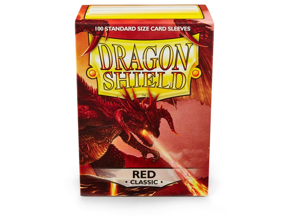 Dragon Shield: Standard 100ct Sleeves - Red (Classic) | Gamers Paradise