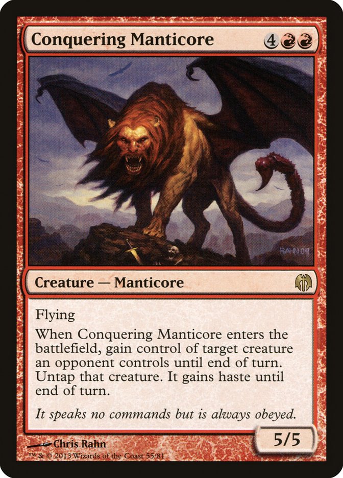Conquering Manticore [Duel Decks: Heroes vs. Monsters] | Gamers Paradise