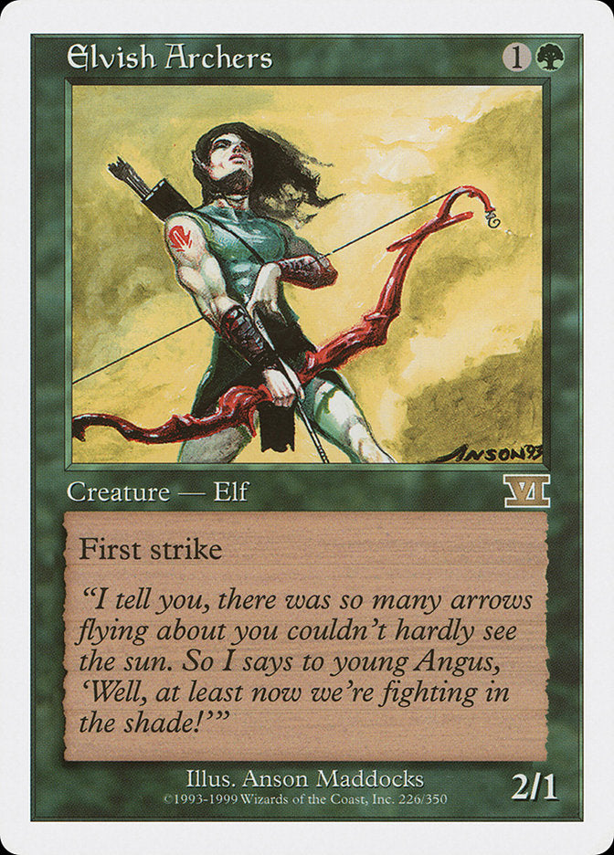 Elvish Archers [Classic Sixth Edition] | Gamers Paradise