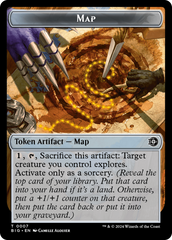 Mercenary // Map Double-Sided Token [Outlaws of Thunder Junction Tokens] | Gamers Paradise