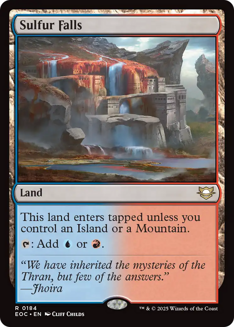 Sulfur Falls [Edge of Eternities Commander] | Gamers Paradise