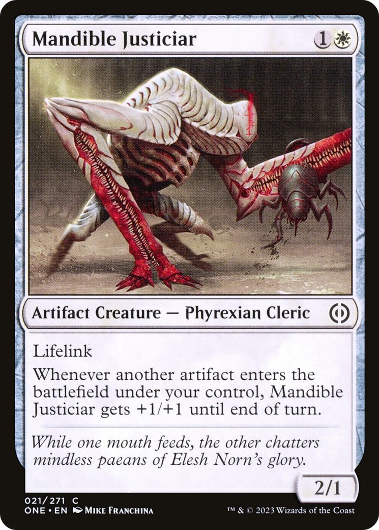 Mandible Justiciar [Phyrexia: All Will Be One] | Gamers Paradise