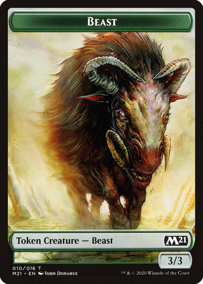 Beast Token [Core Set 2021 Tokens] | Gamers Paradise