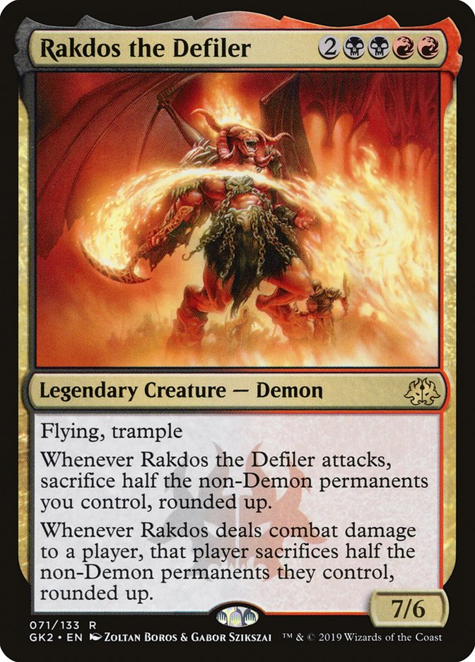 Rakdos the Defiler [Ravnica Allegiance Guild Kit] | Gamers Paradise