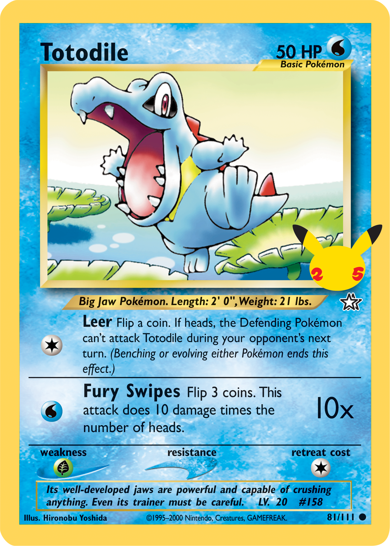 Totodile (81/111) (Jumbo Card) [First Partner Pack] | Gamers Paradise