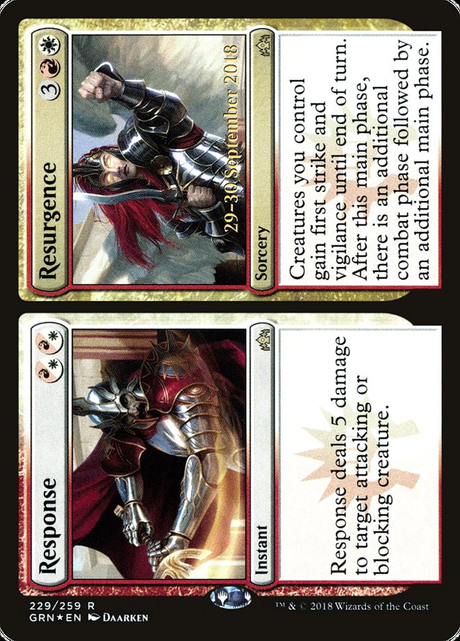Response // Resurgence [Guilds of Ravnica Prerelease Promos] | Gamers Paradise