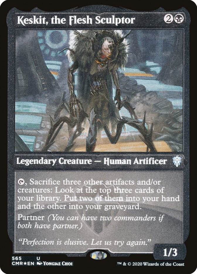 Keskit, the Flesh Sculptor (Etched) [Commander Legends] | Gamers Paradise