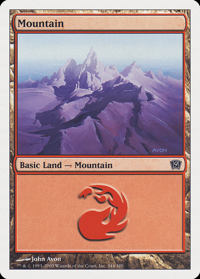 Mountain (344) [Ninth Edition] | Gamers Paradise