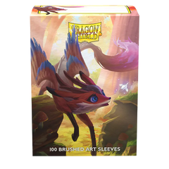 Dragon Shield: Standard 100ct Brushed Art Sleeves - The Fawnix | Gamers Paradise