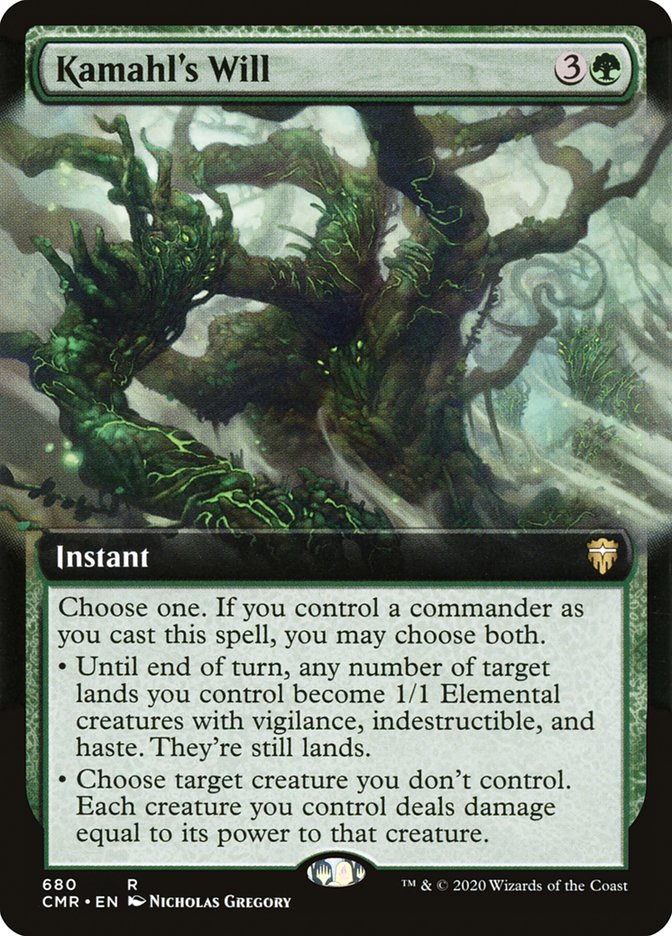 Kamahl's Will (Extended Art) [Commander Legends] | Gamers Paradise