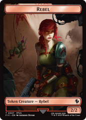 Soldier // Rebel Double-Sided Token [FINAL FANTASY Commander Tokens] | Gamers Paradise