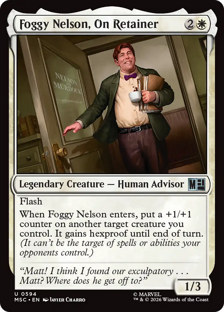Foggy Nelson, On Retainer [Marvel Super Heroes Commander] | Gamers Paradise