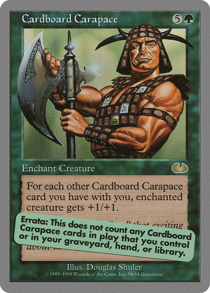 Cardboard Carapace [Unglued] | Gamers Paradise