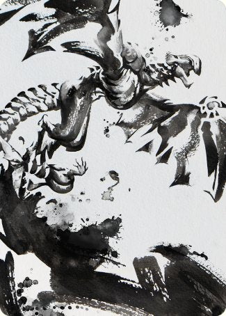 Quicksilver Fisher Art Card [Phyrexia: All Will Be One Art Series] | Gamers Paradise