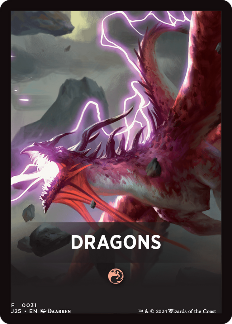 Dragons Theme Card [Foundations Jumpstart Front Cards] | Gamers Paradise