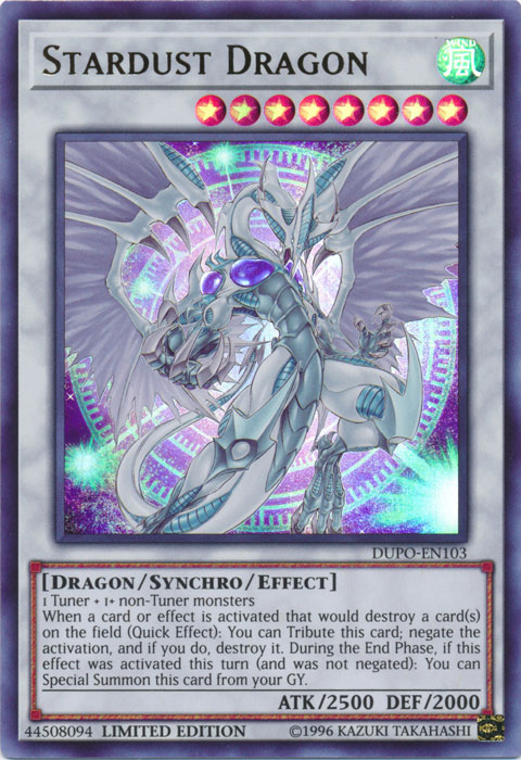 Stardust Dragon [DUPO-EN103] Ultra Rare | Gamers Paradise