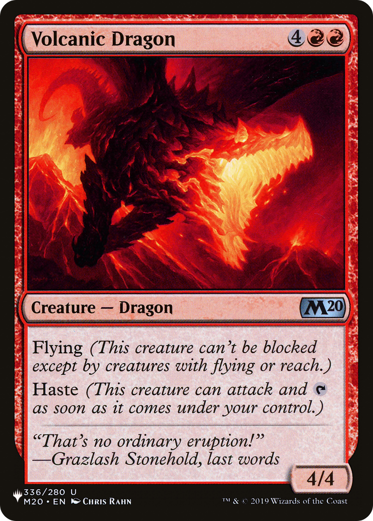 Volcanic Dragon (M20) [The List] | Gamers Paradise