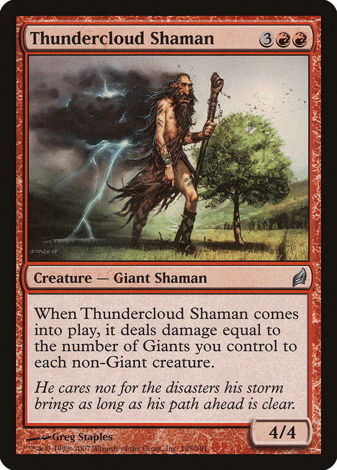 Thundercloud Shaman [Lorwyn] | Gamers Paradise