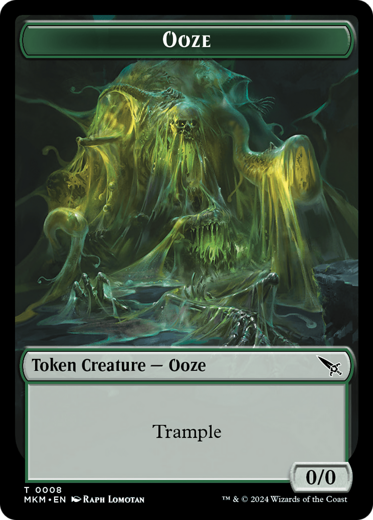 Detective // Ooze Double-Sided Token [Murders at Karlov Manor Tokens] | Gamers Paradise