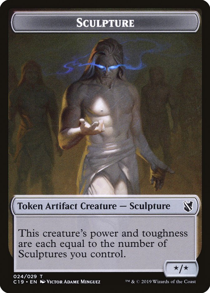 Sculpture Token [Commander 2019 Tokens] | Gamers Paradise