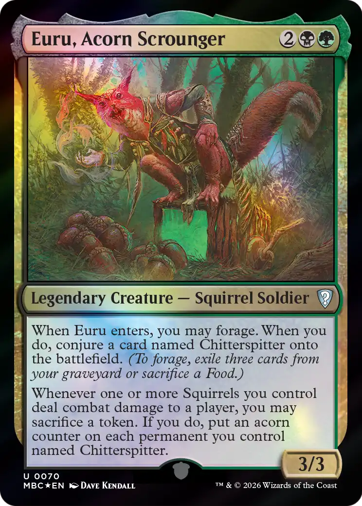 Euru, Acorn Scrounger [Mystery Booster: Commander Edition] | Gamers Paradise