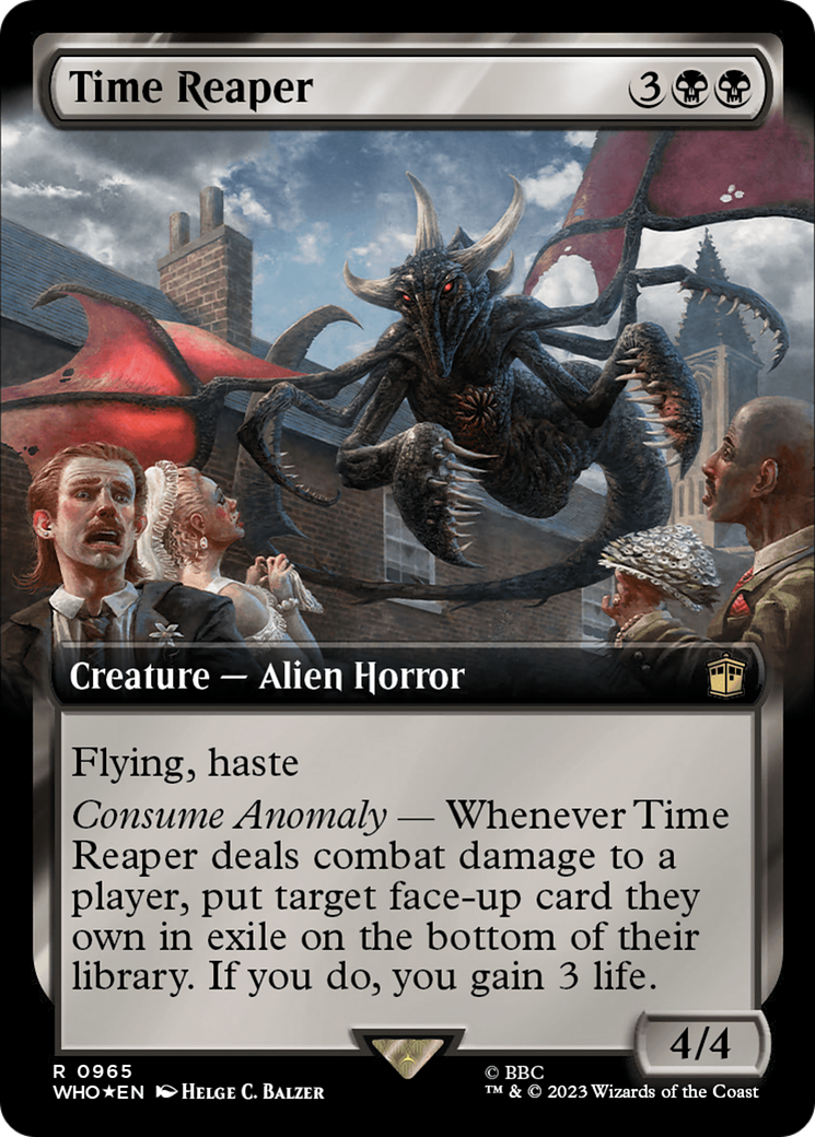 Time Reaper (Extended Art) (Surge Foil) [Doctor Who] | Gamers Paradise