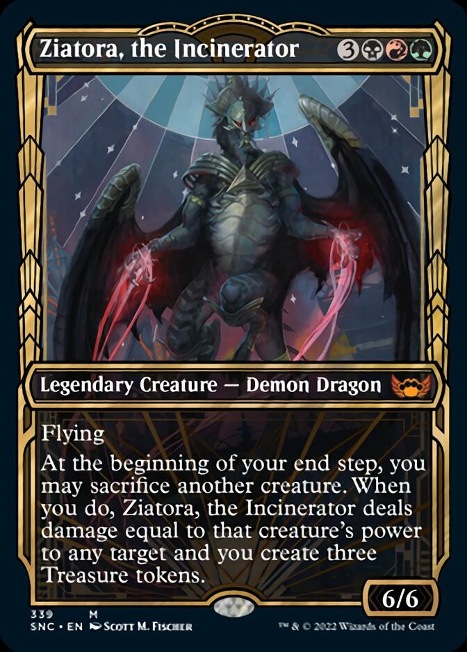 Ziatora, the Incinerator (Showcase Golden Age) [Streets of New Capenna] | Gamers Paradise