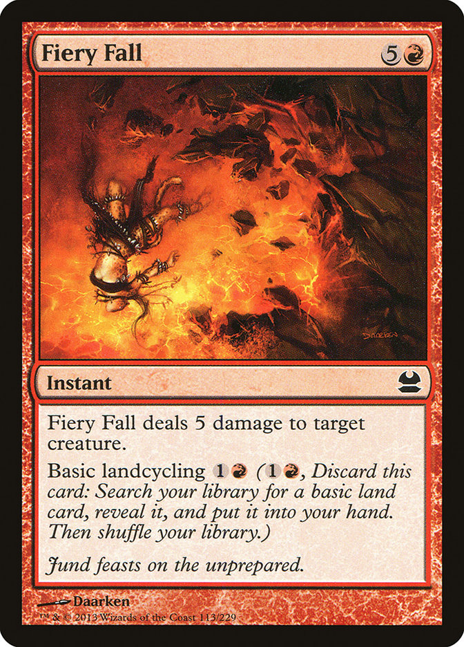 Fiery Fall [Modern Masters] | Gamers Paradise