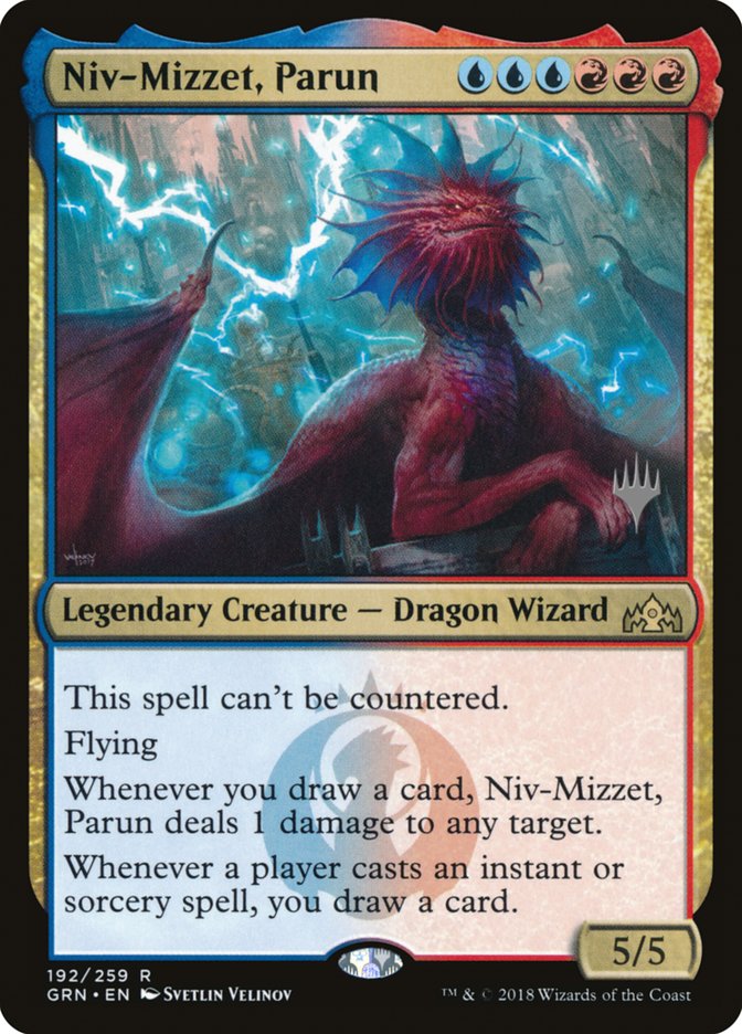Niv-Mizzet, Parun (Promo Pack) [Guilds of Ravnica Promos] | Gamers Paradise