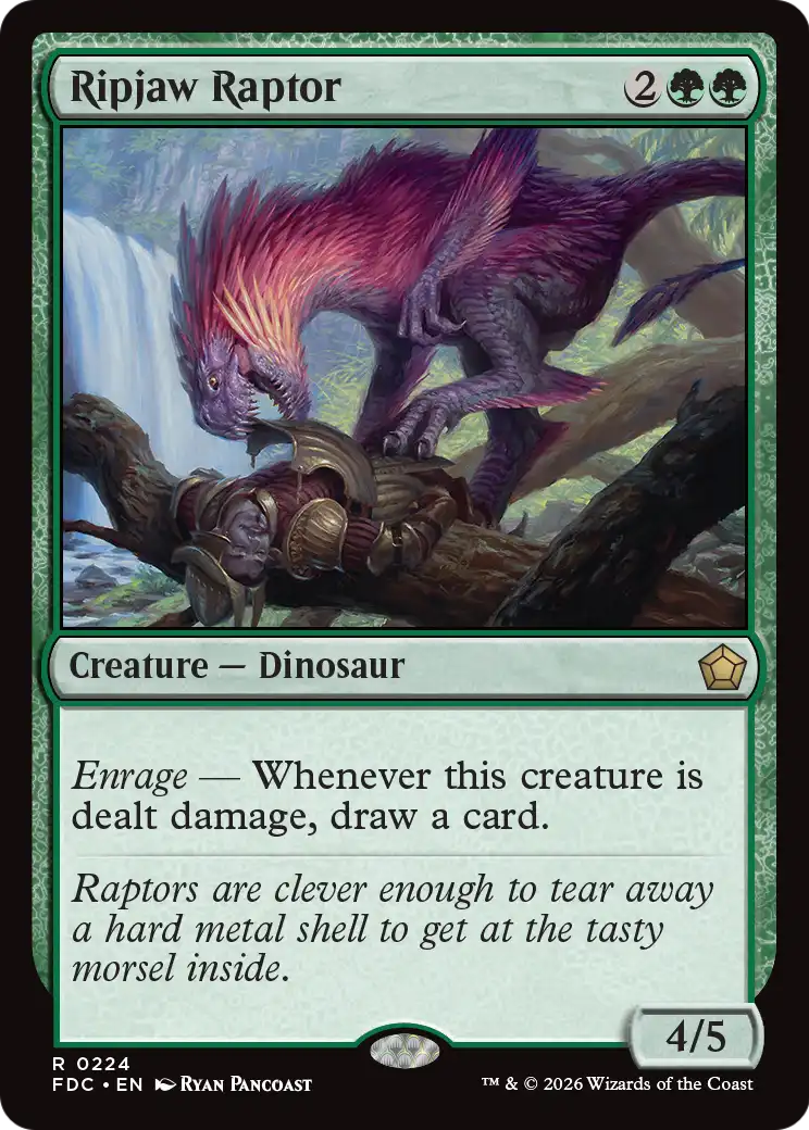 Ripjaw Raptor [Foundations Commander] | Gamers Paradise