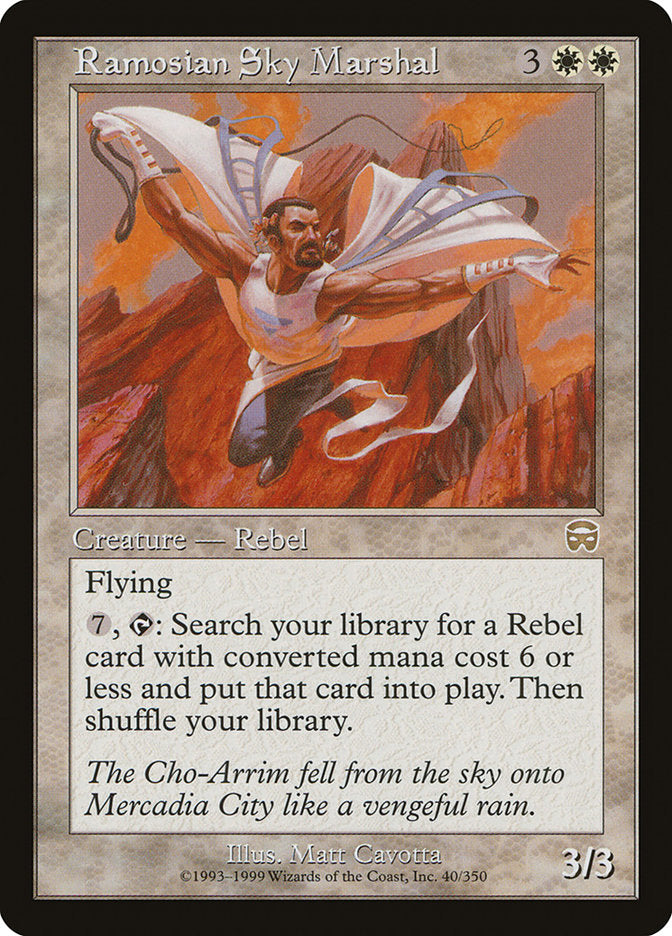 Ramosian Sky Marshal [Mercadian Masques] | Gamers Paradise