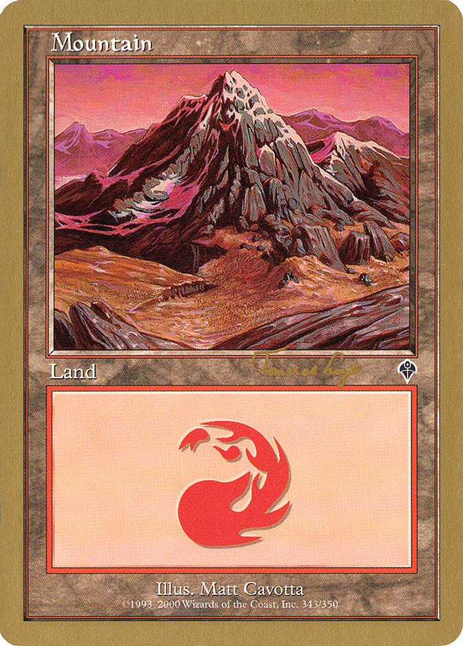 Mountain (tvdl343) (Tom van de Logt) [World Championship Decks 2001] | Gamers Paradise
