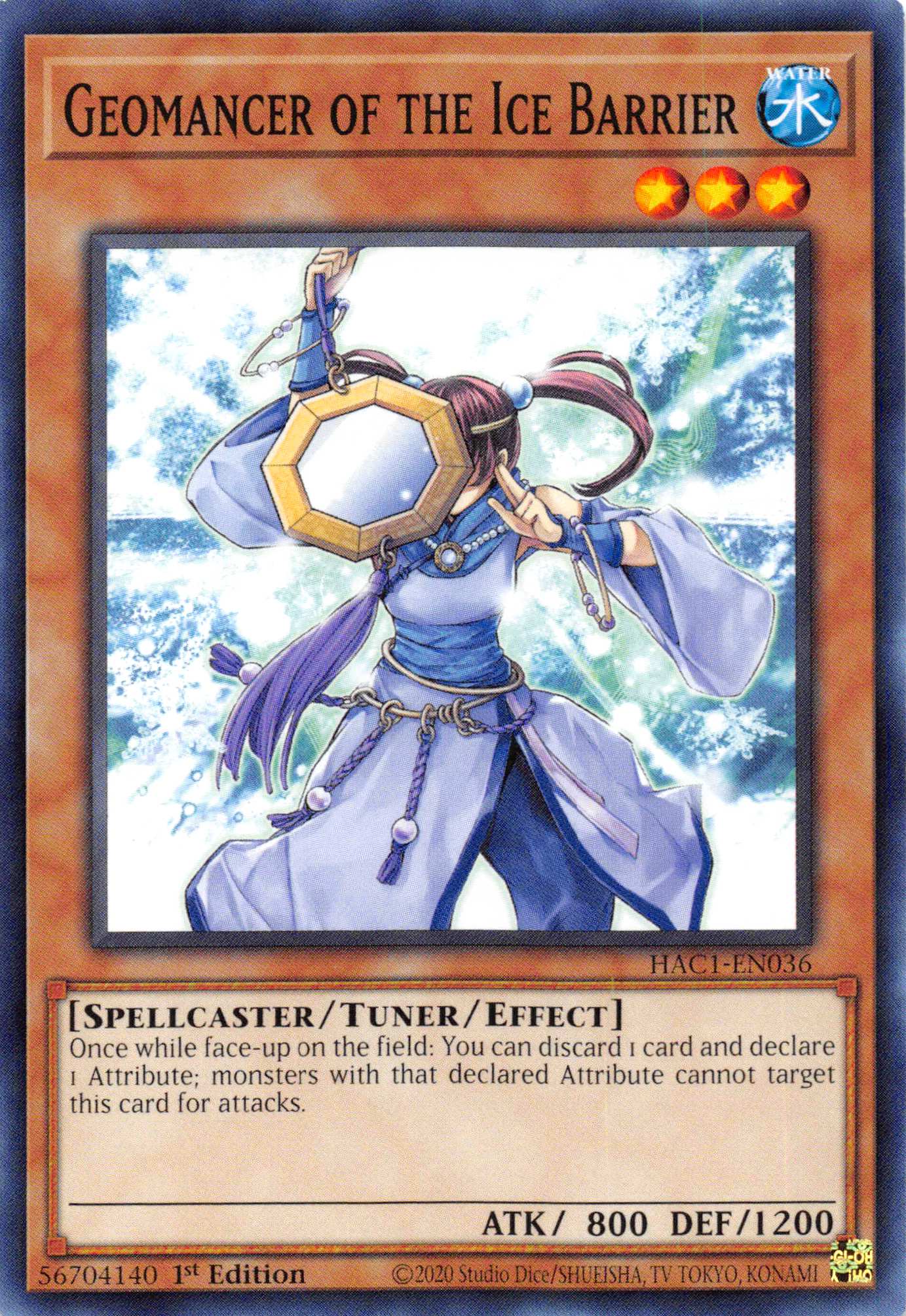 Geomancer of the Ice Barrier (Duel Terminal) [HAC1-EN036] Parallel Rare | Gamers Paradise