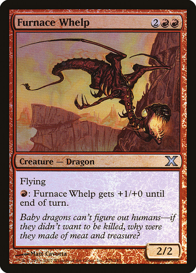 Furnace Whelp (Premium Foil) [Tenth Edition] | Gamers Paradise