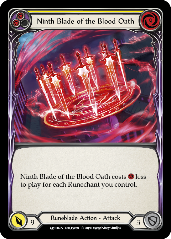 Ninth Blade of the Blood Oath [ARC082-S] (Arcane Rising)  1st Edition Normal | Gamers Paradise