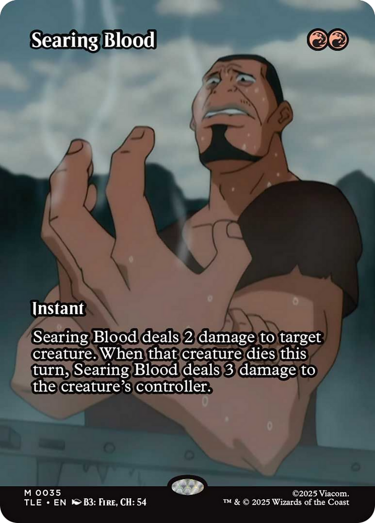 Searing Blood (Borderless) [Avatar: The Last Airbender: Eternal-Legal] | Gamers Paradise