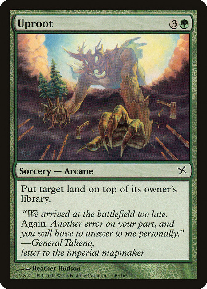 Uproot [Betrayers of Kamigawa] | Gamers Paradise