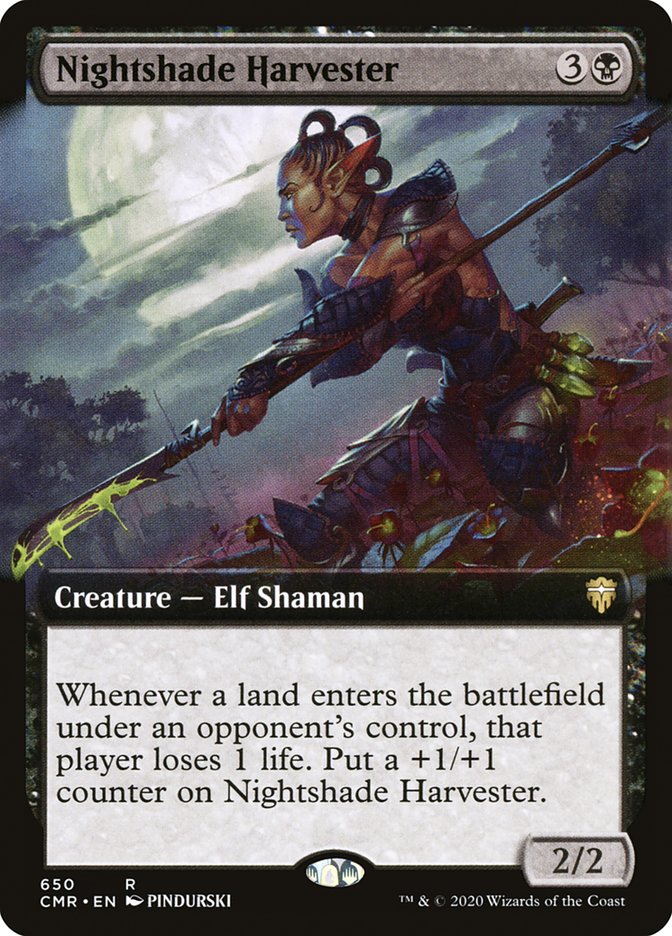 Nightshade Harvester (Extended Art) [Commander Legends] | Gamers Paradise