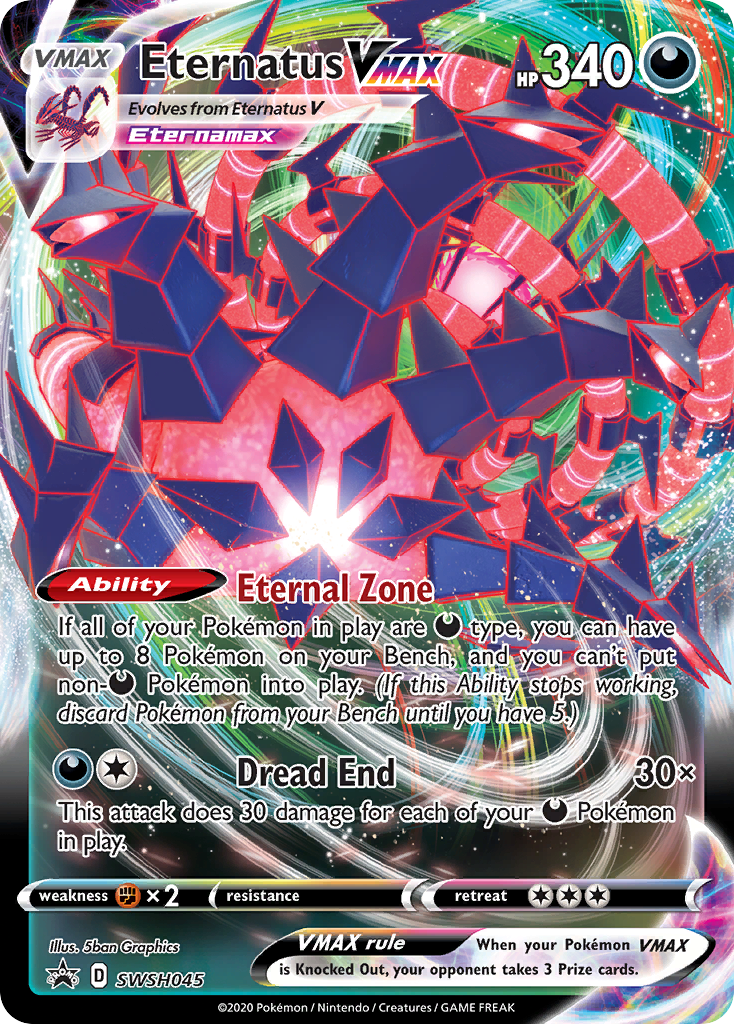 Eternatus VMAX (SWSH045) (Jumbo Card) [Sword & Shield: Black Star Promos] | Gamers Paradise
