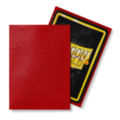 Dragon Shield: Standard 100ct Sleeves - Ruby (Matte) | Gamers Paradise