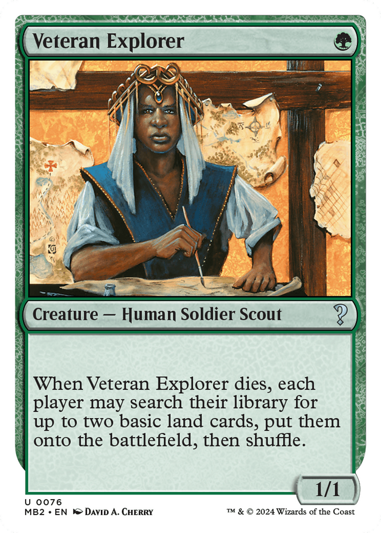 Veteran Explorer (White Border) [Mystery Booster 2] | Gamers Paradise