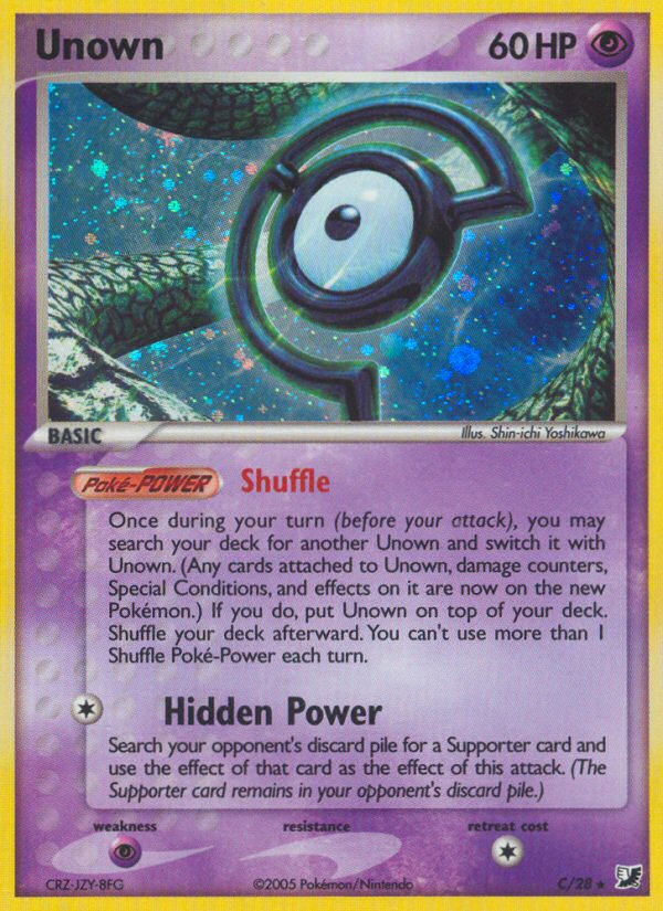 Unown (C) (C/28) [EX: Unseen Forces] | Gamers Paradise