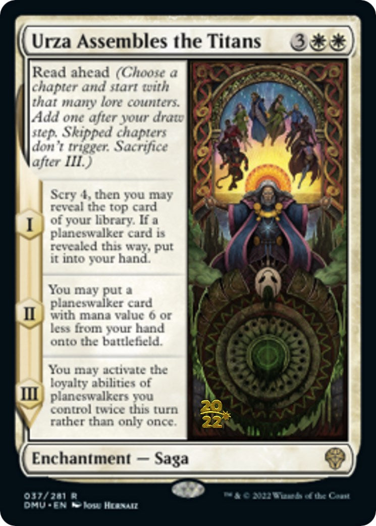 Urza Assembles the Titans [Dominaria United Prerelease Promos] | Gamers Paradise
