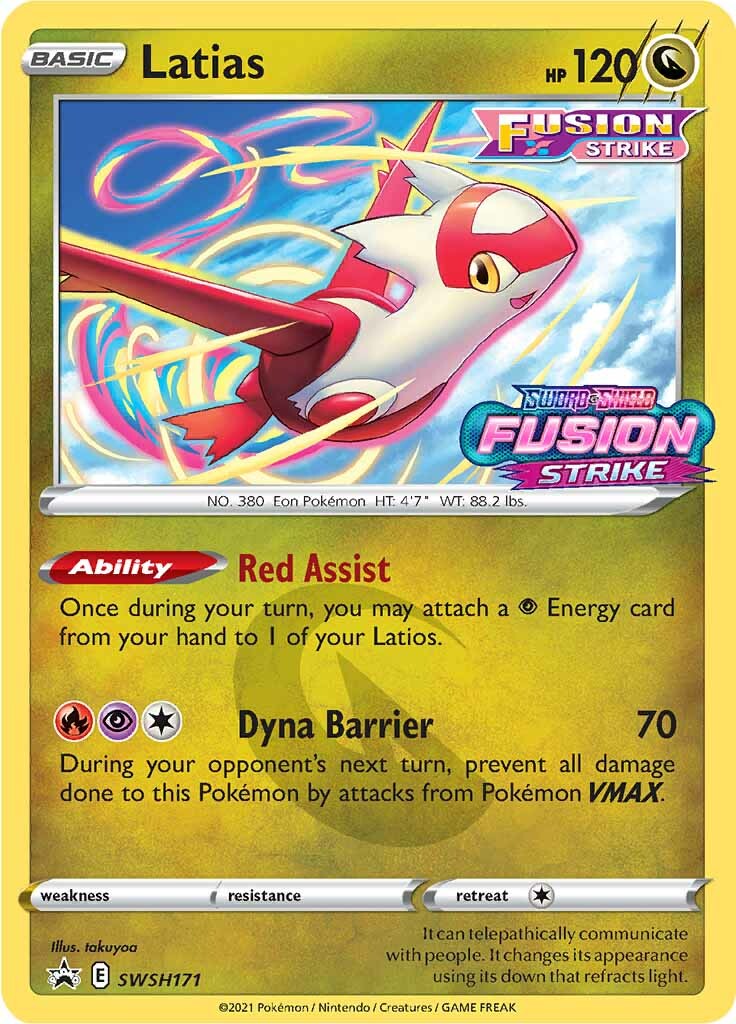 Latias (SWSH171) (Prerelease Promo) [Sword & Shield: Black Star Promos] | Gamers Paradise