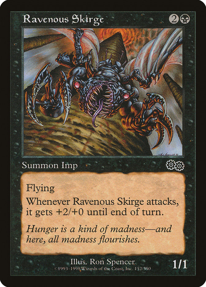 Ravenous Skirge [Urza's Saga] | Gamers Paradise