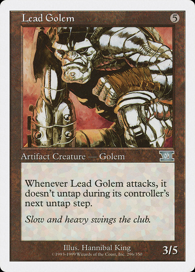 Lead Golem [Classic Sixth Edition] | Gamers Paradise