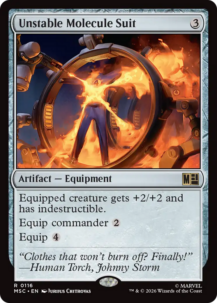 Unstable Molecule Suit (Surge Foil) [Marvel Super Heroes Commander] | Gamers Paradise