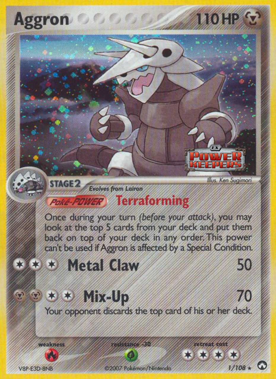 Aggron (1/108) (Stamped) [EX: Power Keepers] | Gamers Paradise